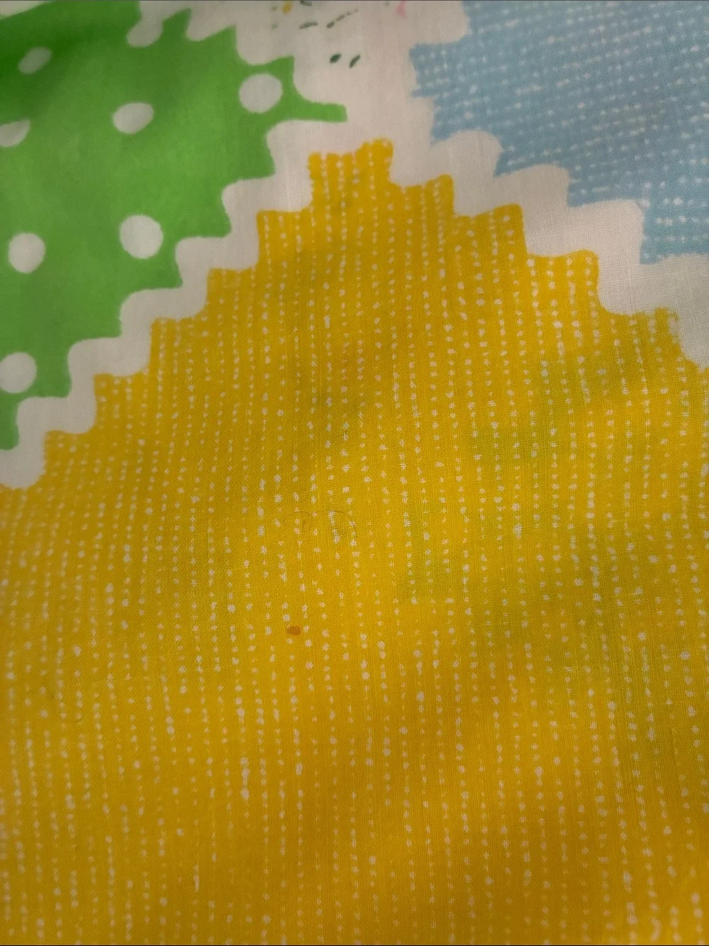 Perma Prest Sears Vintage 1960s 1970s Retro Patchwork Cottagecore Sheets FULL